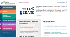 Desktop Screenshot of cancer-environnement.fr